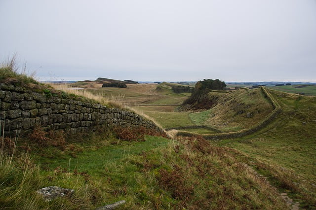 Hiking along Hadrian’s Wall will put a smile on your face