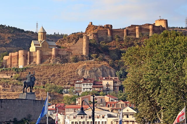 Georgia castle scenic views by Svetlbel via Pixabay