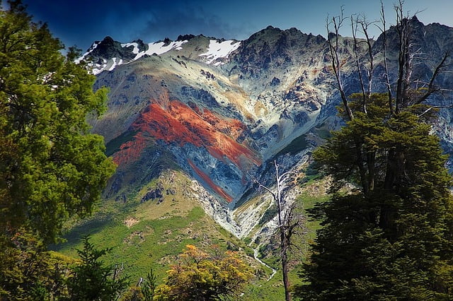Argentina Patagonia colorful mountain Image by Daniel Agrelo from Pixabay 