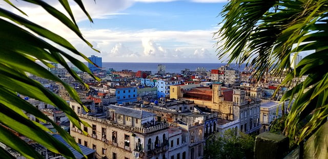 Havana high vantage views in Cuba by pixabay user afroangelll