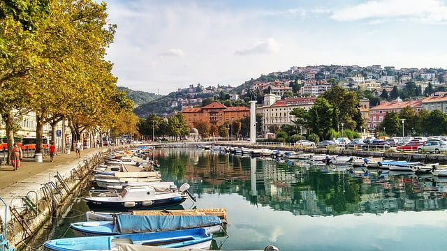 Rijeka boat views in Croatia by pixabay user paulinas