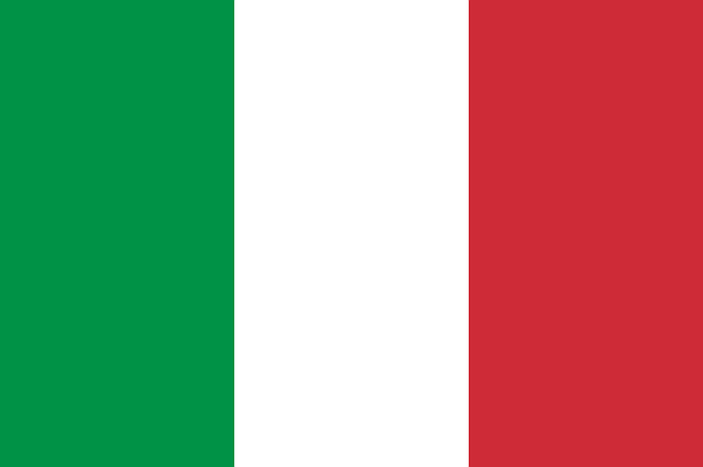 Italy flag by pixabay user OpenClipart-Vectors