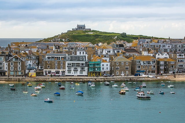 St Ives port views in Cornwall by pixabay user diego_torres
