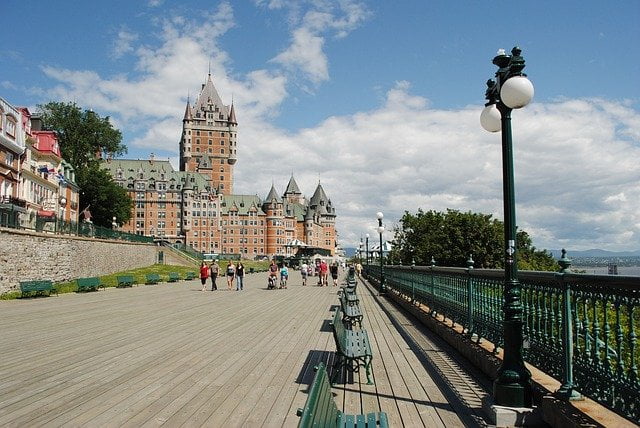 Quebec City boardwalk by pixabay user festivio