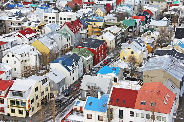 Reykjavik colorful houses downtown in Iceland Image by Sharon Ang from Pixabay 