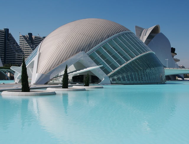 Valencia City Of Arts and Science Centre in Spain