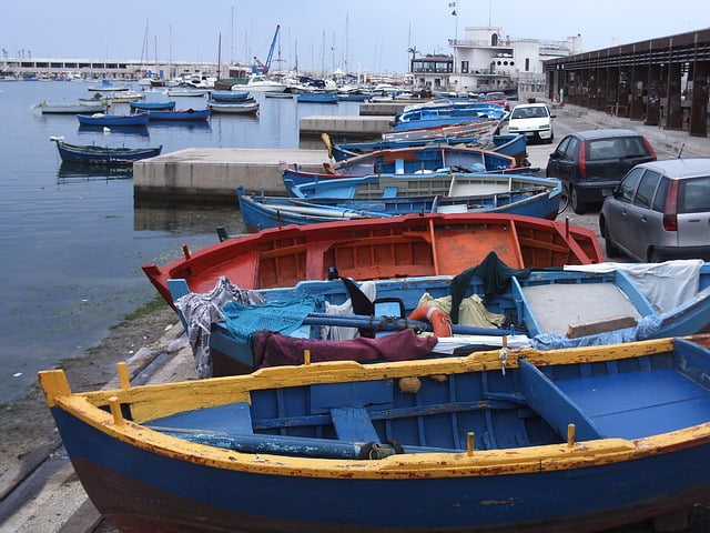 Bari Italy boats on the dock of the port Image by Günter Schewer from Pixabay