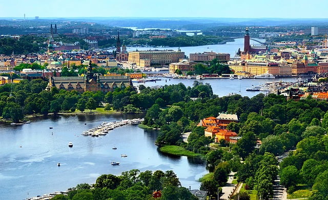 Stockholm high vantage point views in Sweden
