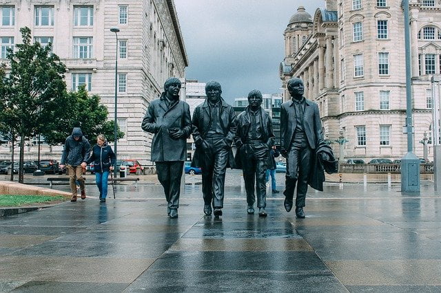 Liverpool Beatle's Statue in town square